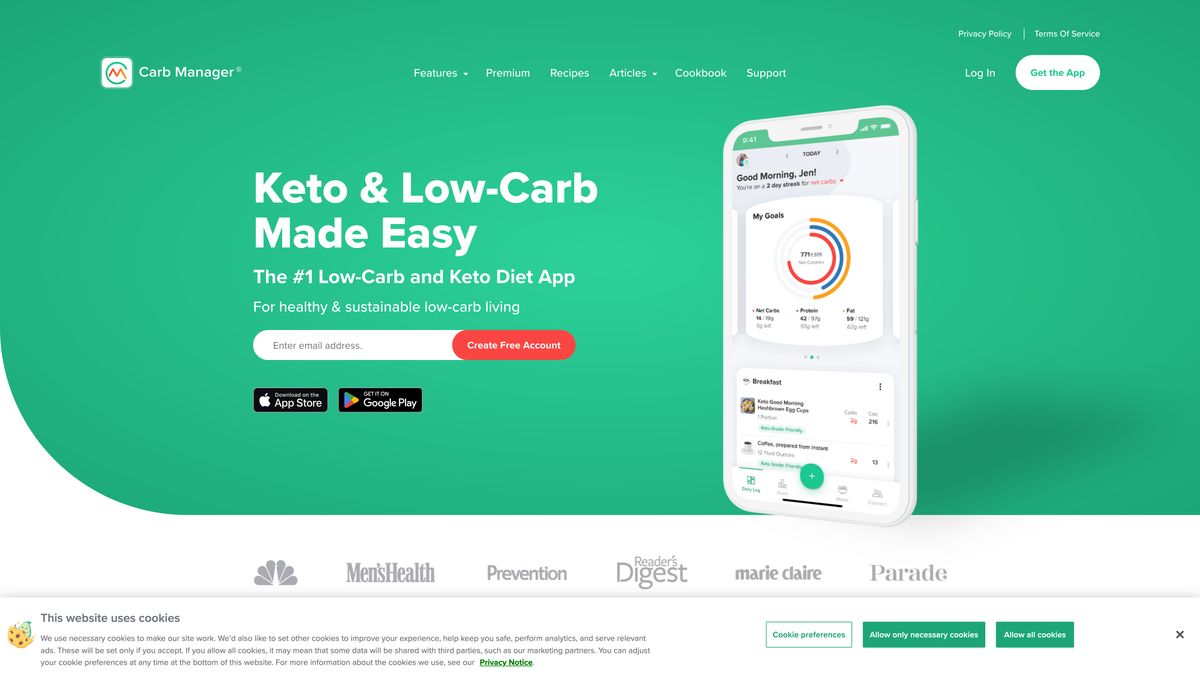 Web Performance Beratung für Carb Manager